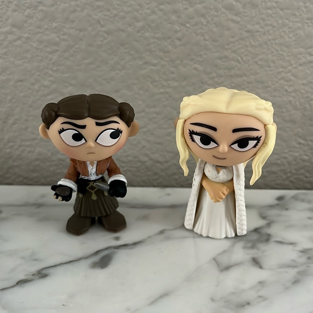 Funko pop mini Game of Thrones set: Arya and Daenerys